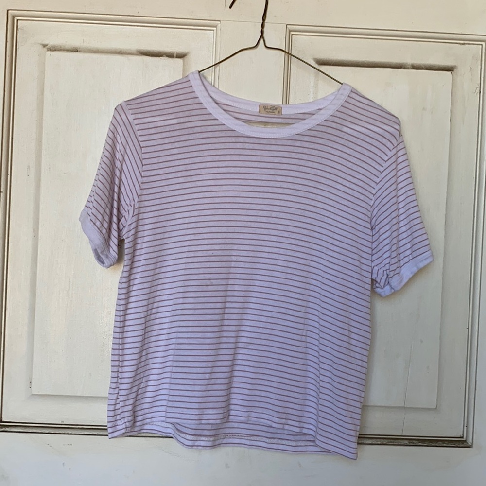 John Galt Striped TShirt